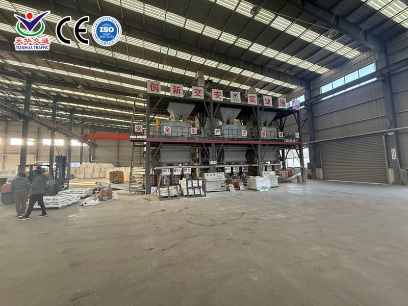 Thermoplastic road marking paint production line factory