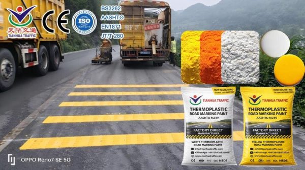 white road marking paint