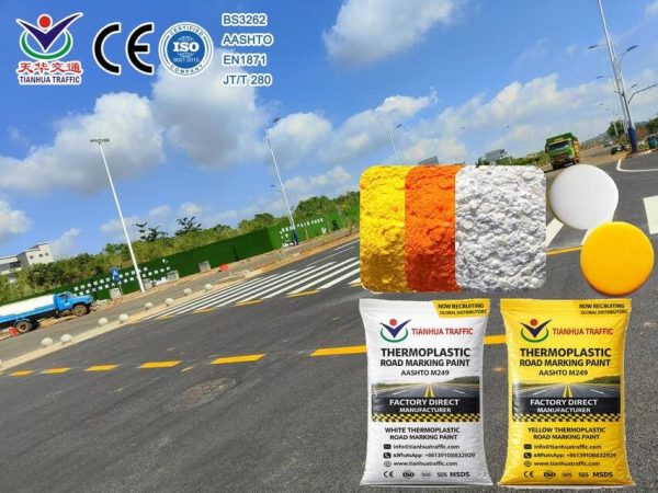 Thermoplastic Road Marking Paint Packaging 25kg Bag