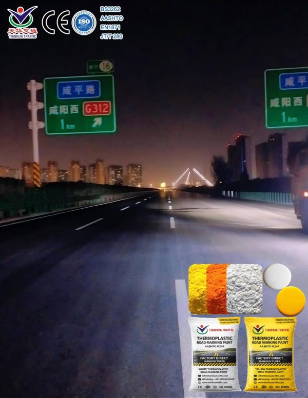 1kg-road-marking-paint-cost 0 Glass Bead Thermoplastic Road Marking Paint for sale