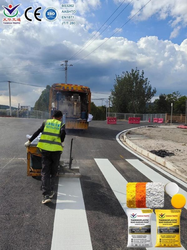 road marking paint distributor in Iraq