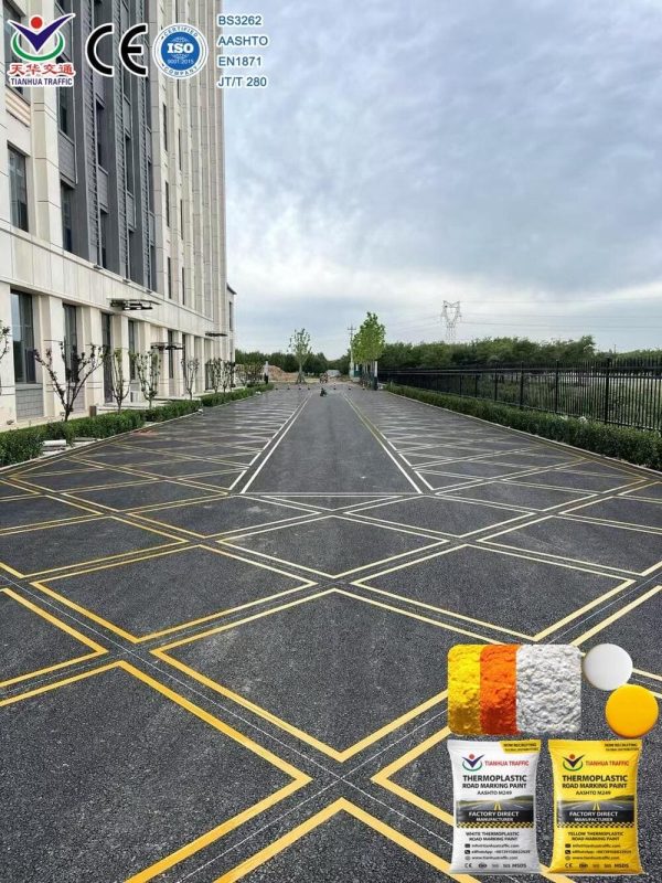 Thermoplastic road marking paint price in Iraq with OEM service