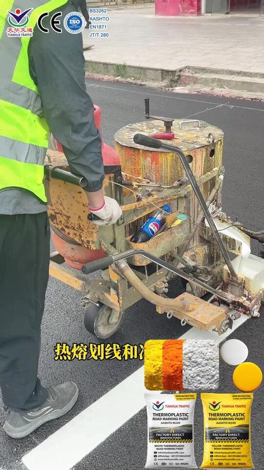 thermoplastic road line paint for highway projects syria