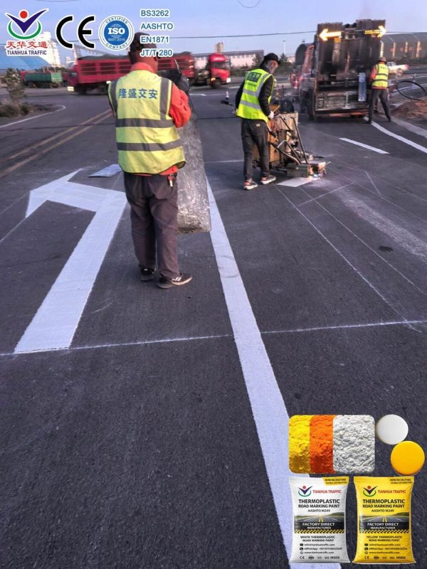 white and yellow thermoplastic paint for sale Mongolia