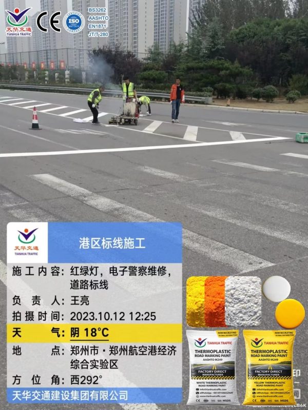 white and yellow thermoplastic paint for sale Australia