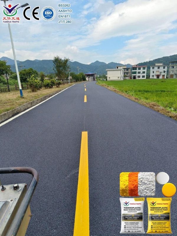 thermoplastic road marking paint packaging 25kg bag