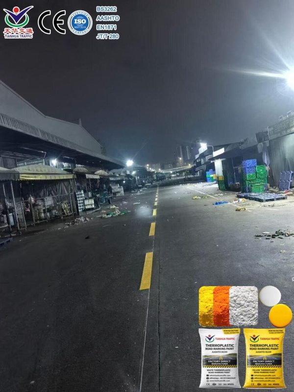 thermoplastic road marking paint packaging 25kg bag