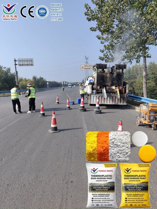 AASHTO M249 Thermoplastic Road Marking Paint supplier