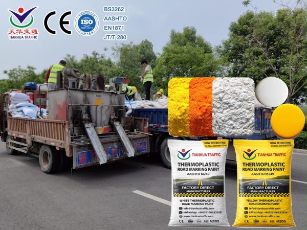AASHTO M249 Thermoplastic Road Marking Paint manufacturer