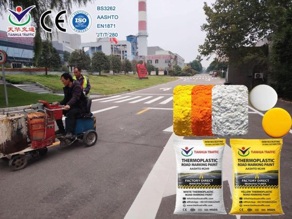 BS3262 Thermoplastic Road Marking Paint exporters