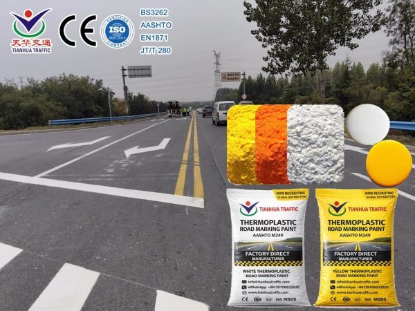 thermoplastic line marking material
