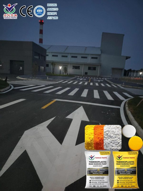 thermoplastic road marking paint