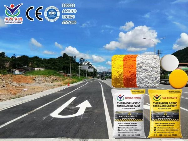 EN 1871 Thermoplastic Road Marking Paint factory