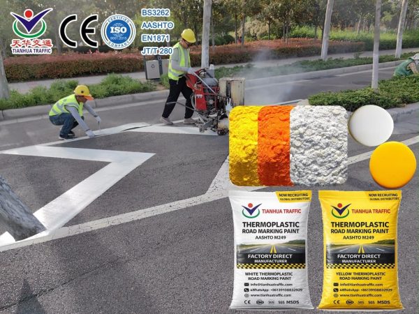 Thermoplastic road marking paint for sale in Mexico