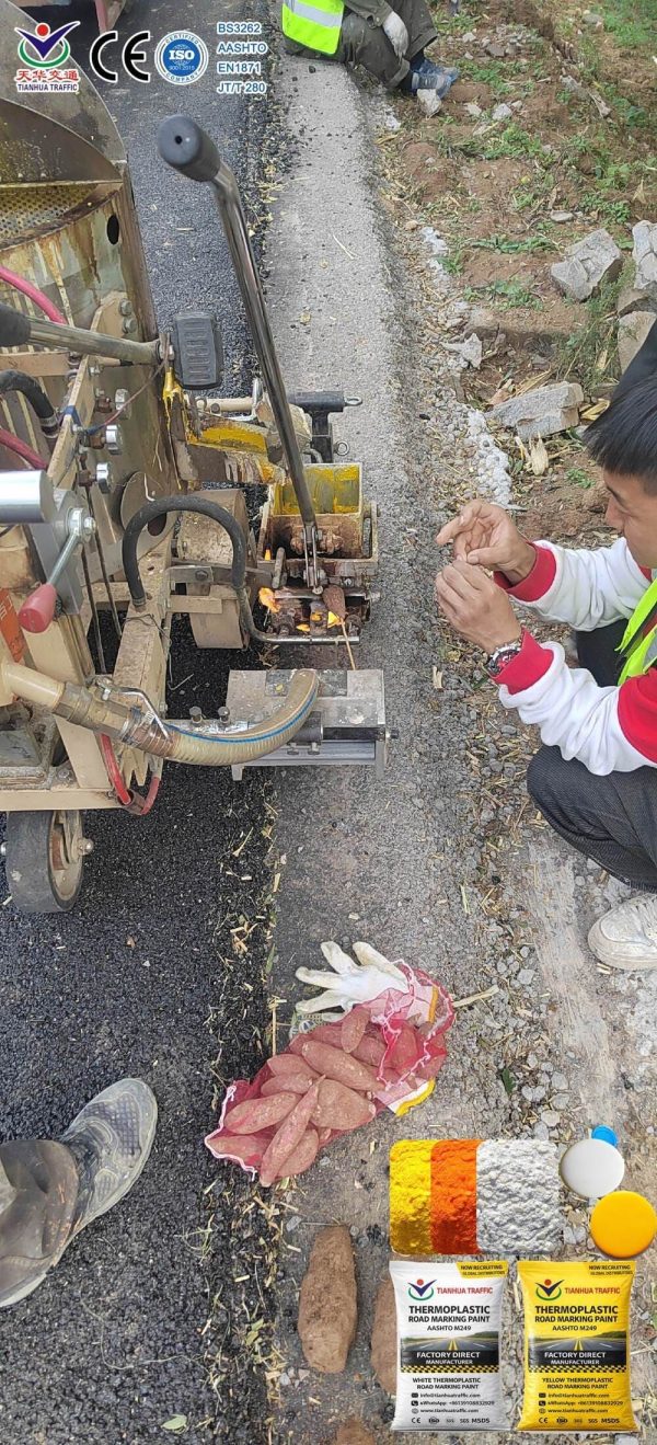 custom formula road marking paint