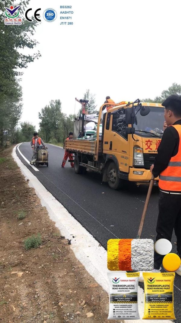 thermoplastic road marking paint for highway projects