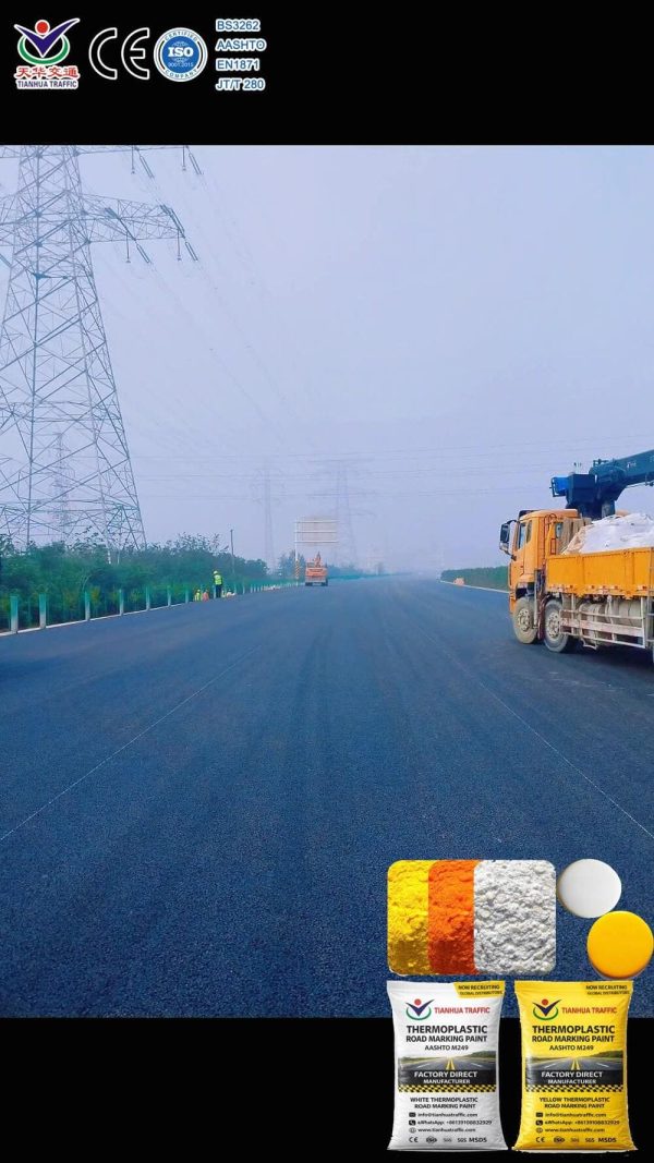 White-highway-striping-paint High-Quality Thermoplastic Road Marking Paint price