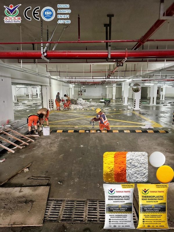 white hot melt road marking paint