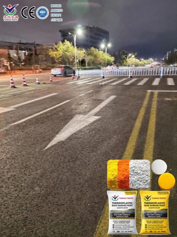 reflective road marking paint, BS3262