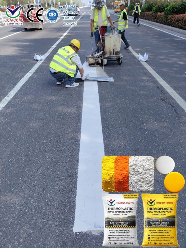 Guyana road marking material