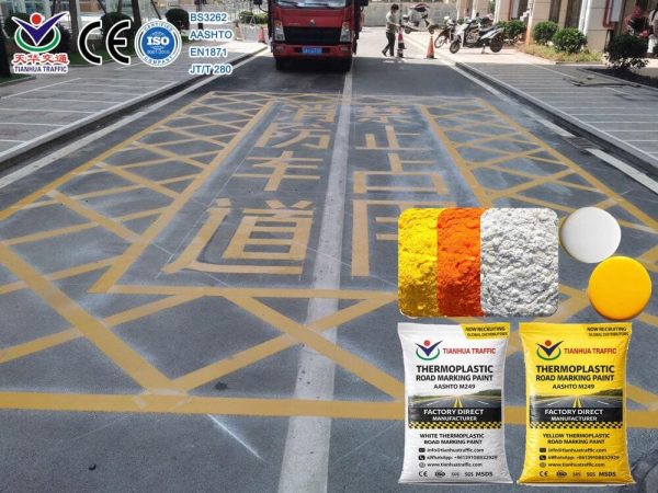 thermoplastic pavement marking powder