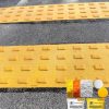 Cuba, white and yellow thermoplastic paint Cuba, white and yellow thermoplastic paint