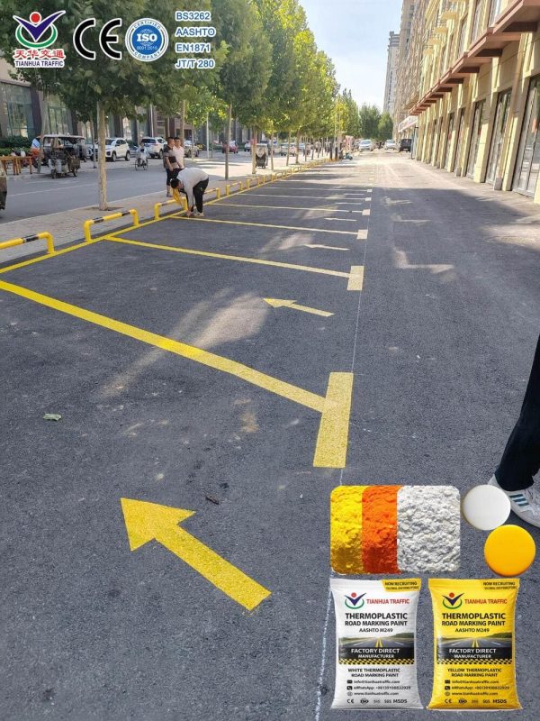 highway-striping-paint-local-supplier High-Quality Thermoplastic Road Marking Paint supplier