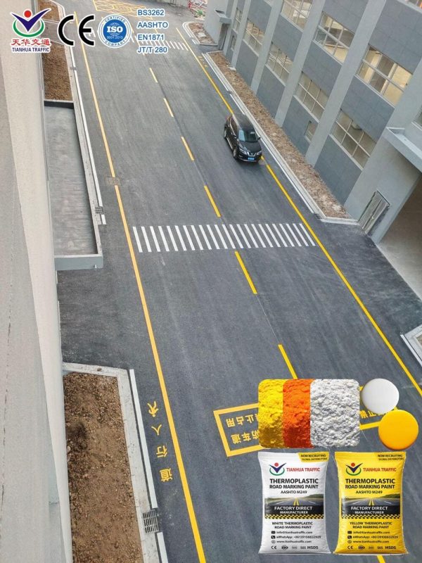 reflective road marking paint, RTE INEN
