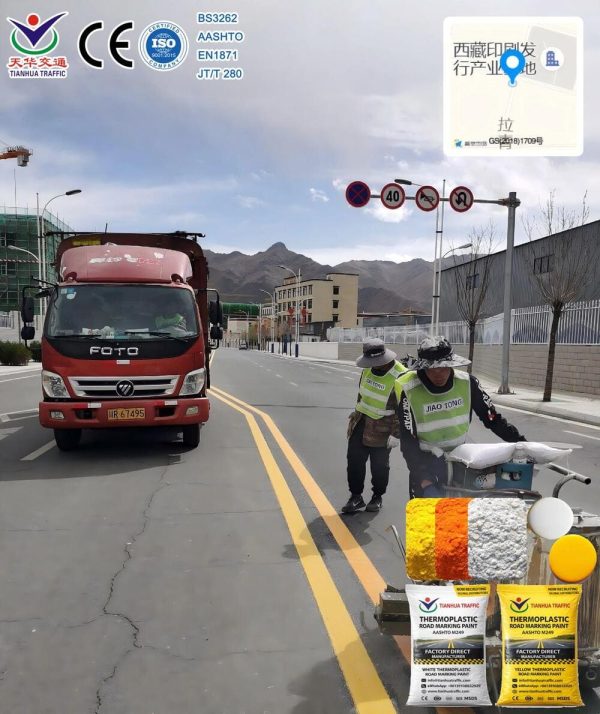 EN1436 Thermoplastic Road Marking Paint bulk price