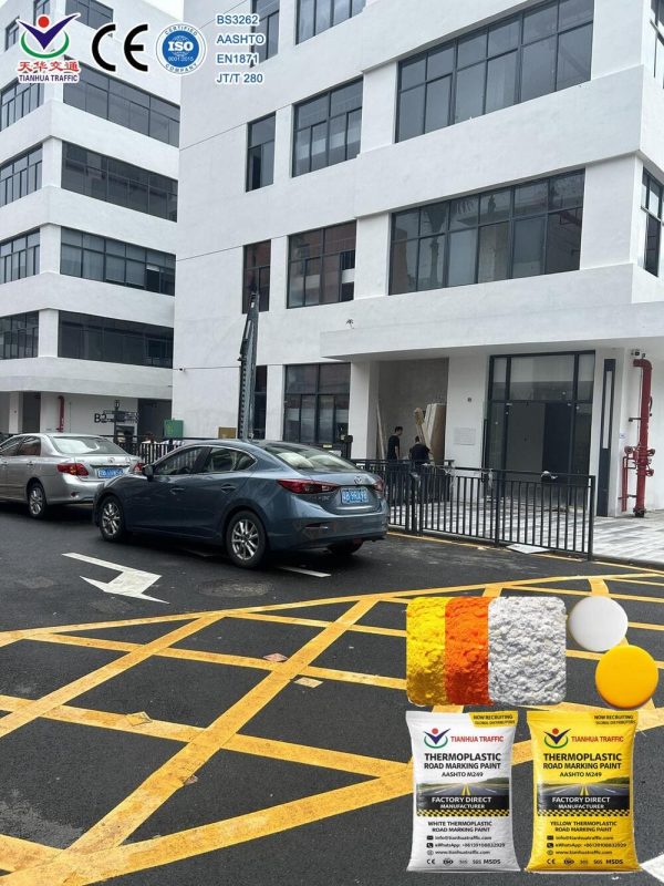 Thermoplastic Road Marking Paint Exporter to Thailand | 25kg White & Yellow