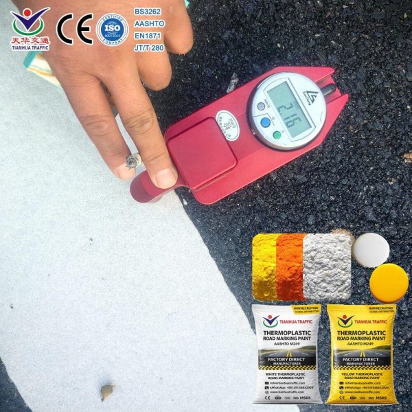 25% Glass Bead Thermoplastic Road Marking Paint factory