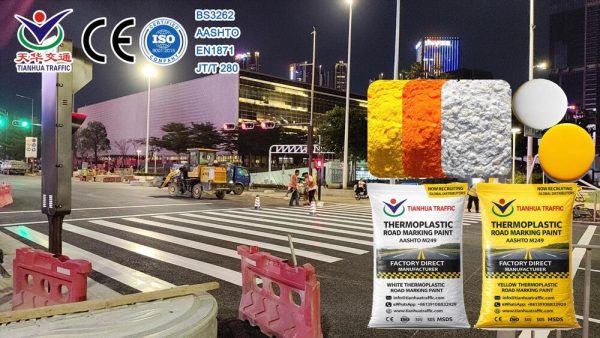 25% Glass Bead Thermoplastic Road Marking Paint supplier