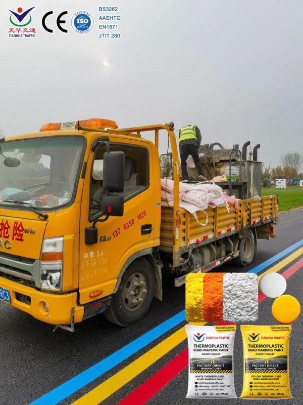 25% Glass Bead Thermoplastic Road Marking Paint manufacturer