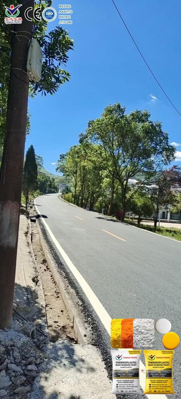 25% Glass Bead Thermoplastic Road Marking Paint for sale