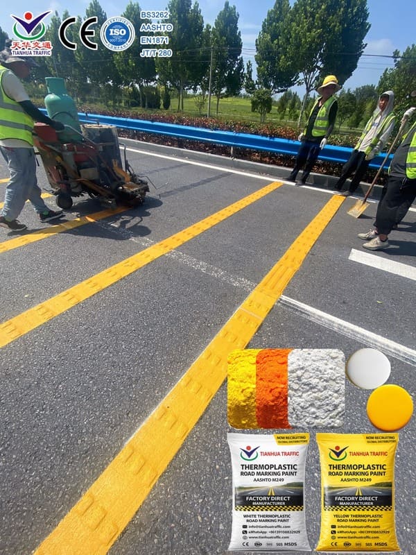 25% Glass Bead Thermoplastic Road Marking Paint cost