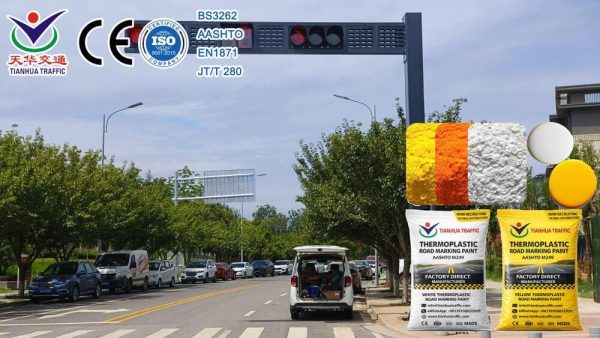 thermoplastic line marking material