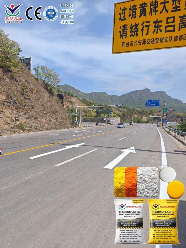 10% Glass Bead Thermoplastic Road Marking Paint discount factory