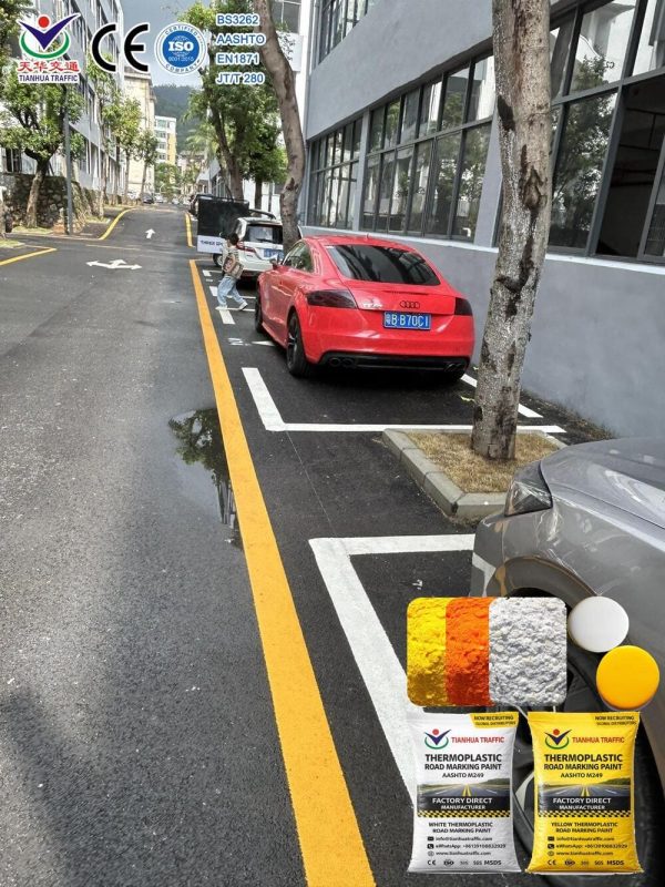 25kg thermoplastic paint, white 25kg thermoplastic paint, white