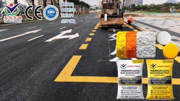 white and yellow thermoplastic paint for sale Indonesia