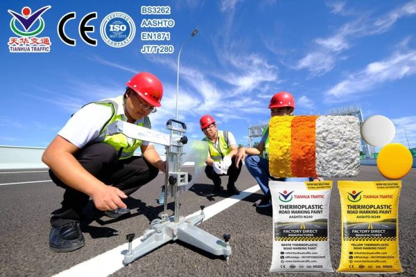 10% Glass Bead Thermoplastic Road Marking Paint discount cost
