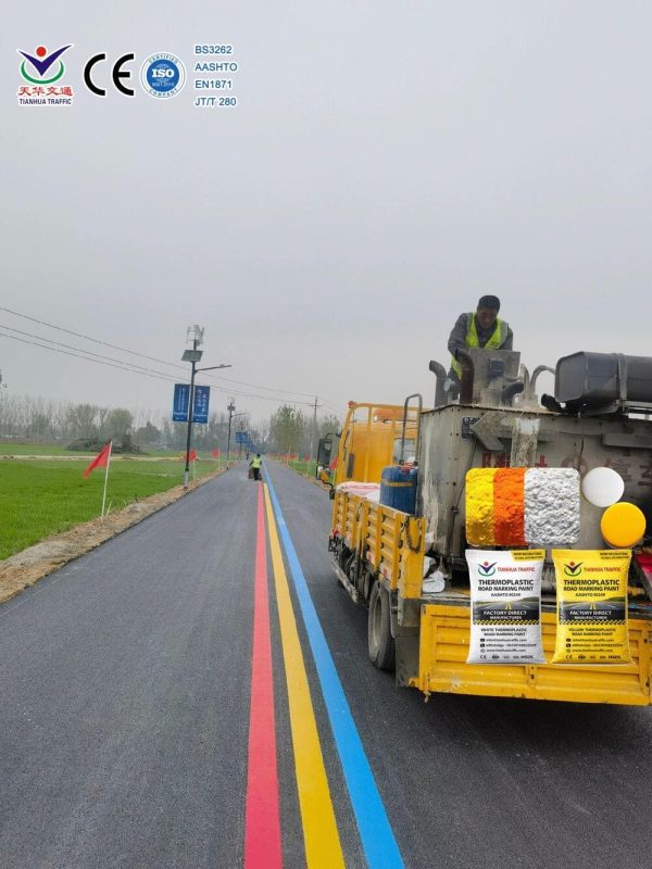 thermoplastic-traffic-paint-discount 40% Glass Bead Thermoplastic Road Marking Paint cost