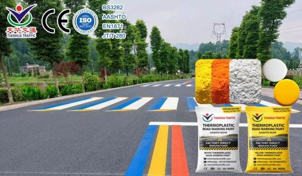 25kg thermoplastic paint, white road marking paint
