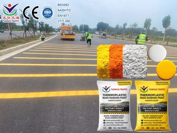 traffic-paint-Manufacturer thermoplastic road marking paint price in Turkmenistan