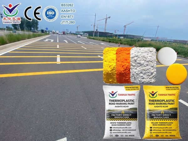 yellow road marking paint