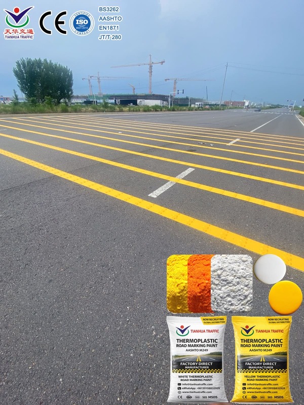 thermoplastic road marking paint for sale in Tanzania