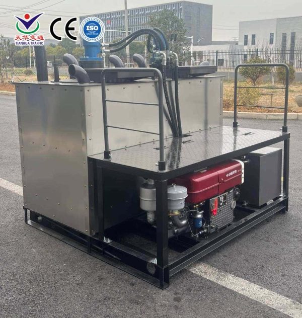 DCHP-1000G Hydraulic Double-Cylinder Thermoplastic Melting Kettle CE