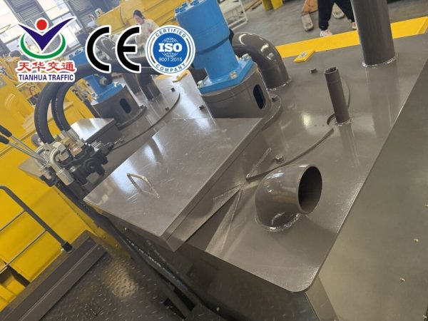 DCHP-1200DG Dual-Fuel Hydraulic Double-Cylinder Thermoplastic Melting Kettle Price DCHP-1200DG Dual-Fuel Hydraulic Double-Cylinder Thermoplastic Melting Kettle Price