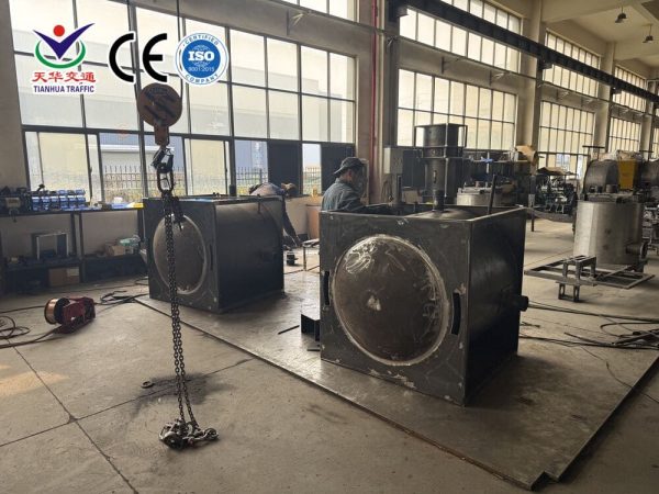 DCHP-1200G Hydraulic Double-Cylinder Thermoplastic Melting Kettle Factory Price DCHP-1200G Hydraulic Double-Cylinder Thermoplastic Melting Kettle Factory Price