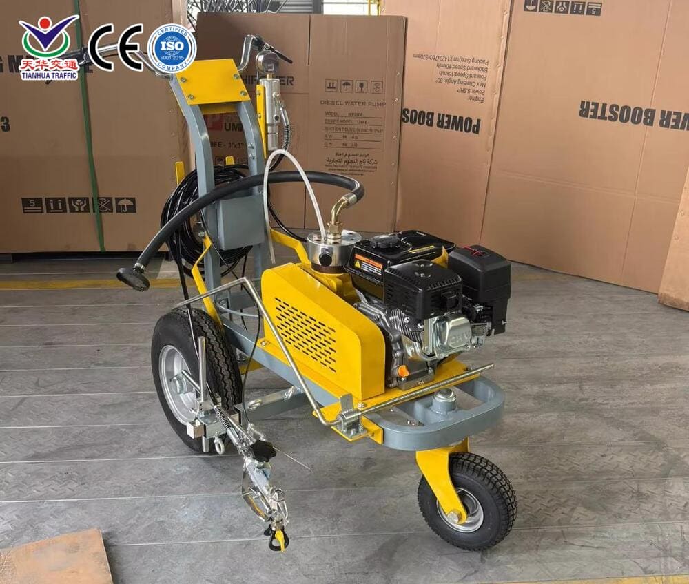 RMM-1 Diaphragm Pump Cold Spray Road Marking Machine - TIANHUA GROUP ...