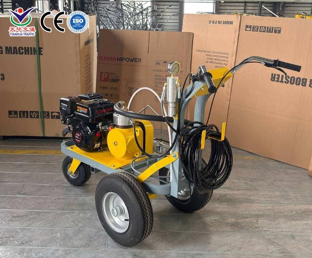 RMM-1 Diaphragm Pump Cold Spray Road Marking Machine - TIANHUA GROUP ...